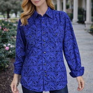Rough Stock 100% Cotton Classic Paisley Cowboy Shirt